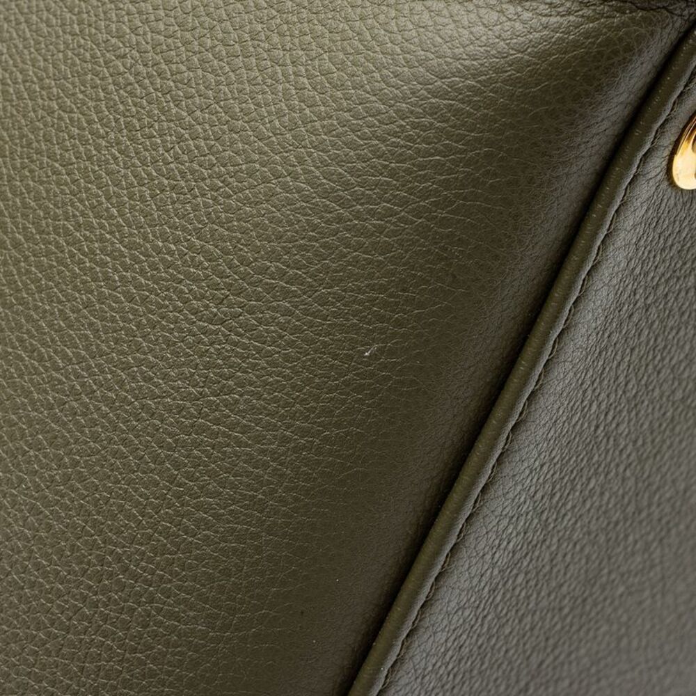 Louis Vuitton Calfskin Monogram Canvas On My Side MM Tote - Picture 12 of 14